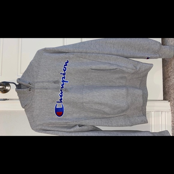 Champion Tops - Grey Champion Hoodie